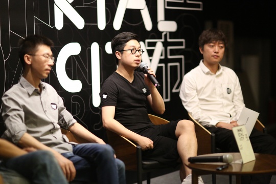 策展人宋振熙发言
策展人宋振熙发言