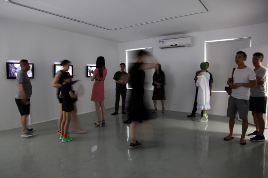 张震宇个展现场
张震宇个展现场