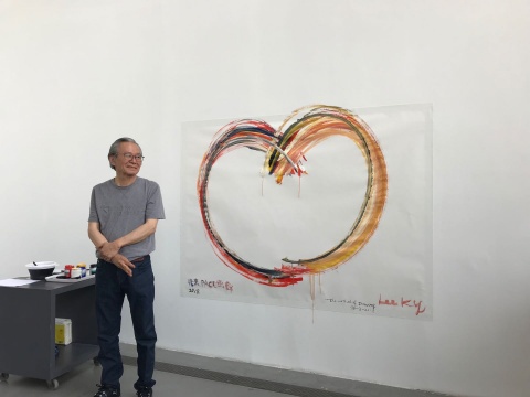 李健镛个展现场
李健镛个展现场