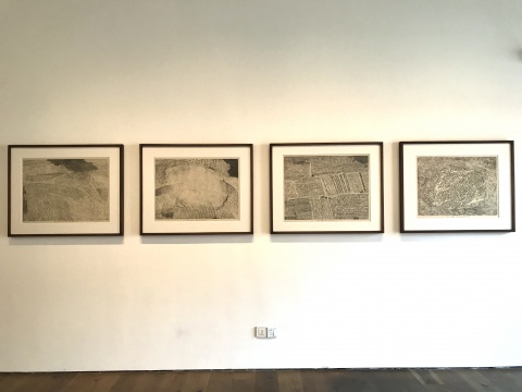 徐冰创作于1988年的版画
徐冰创作于1988年的版画