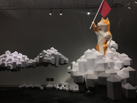 展览现场“装置艺术”区
展览现场“装置艺术”区