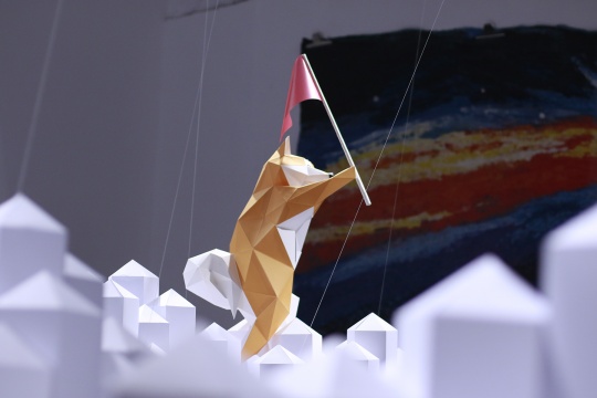 展览现场“装置艺术”区
展览现场“装置艺术”区