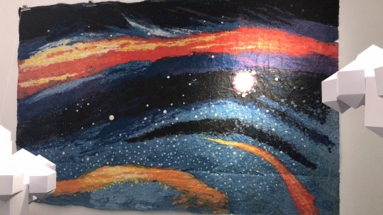 手工和纸-星空
手工和纸-星空