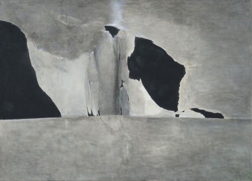 何健《风景 2》150 x 180 cm 布面纸本综合材料 2015
何健《风景 2》150 x 180 cm 布面纸本综合材料 2015