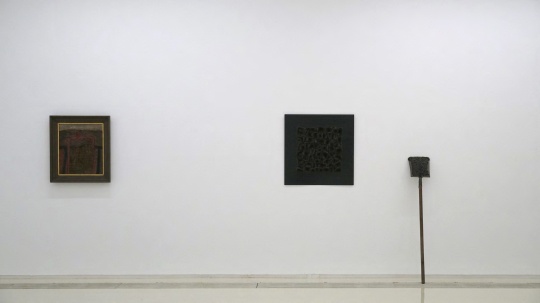 德国艺术家卡尔·弗雷德·达门作品(左)及王光旭作品(右)
德国艺术家卡尔·弗雷德·达门作品(左)及王光旭作品(右)
