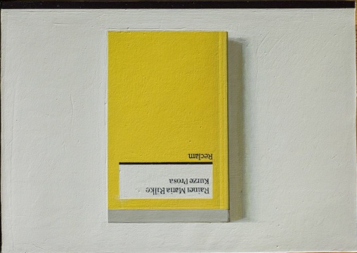 刘野《Book Painting No.9 (Rainer Maria Rilke, Kurze Prosa. Reclam, 2012)》 布上丙烯 21 x 30 cm 2015
刘野《Book Painting No.9 (Rainer Maria Rilke, Kurze Prosa. Reclam, 2012)》 布上丙烯 21 x 30 cm 2015