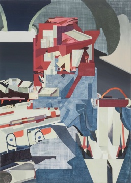朱烨 《纳利亚》 布面丙烯 200×142cm 2016
朱烨 《纳利亚》 布面丙烯 200×142cm 2016