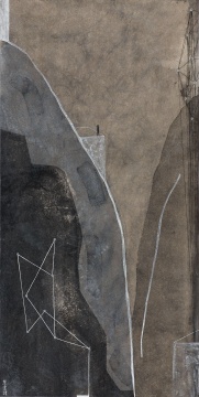 王伊楚《素之二 》纸本综合材料 66×33.2cm 2014
王伊楚《素之二 》纸本综合材料 66×33.2cm 2014