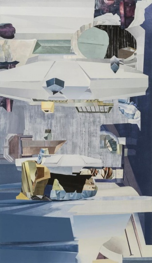 朱烨 《暖层》 270×155cm 布面丙烯 2017
朱烨 《暖层》 270×155cm 布面丙烯 2017
