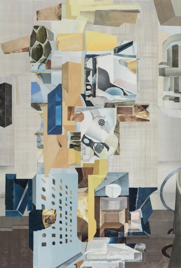 朱烨 《塔》 230×155cm 布面丙烯 2016
朱烨 《塔》 230×155cm 布面丙烯 2016