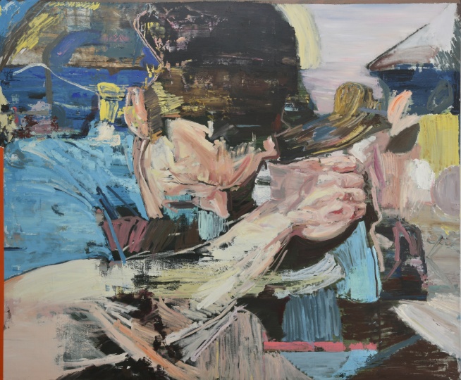 刘超 《爱》197×240cm 布面油画 2018
刘超 《爱》197×240cm 布面油画 2018