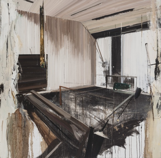 刘超《回声》 150×150cm 布面油画 2014
刘超《回声》 150×150cm 布面油画 2014