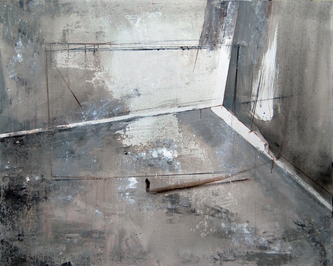 刘超《镜子中相拥的人 NO.2》 150×120cm 布面油画 2013
刘超《镜子中相拥的人 NO.2》 150×120cm 布面油画 2013