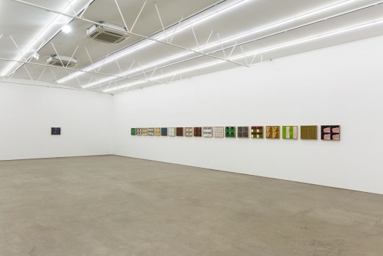 “四格”系列作品展览现场
“四格”系列作品展览现场