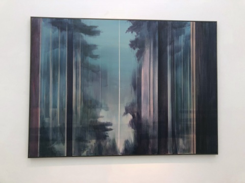 《森林》165×220cm 布面丙烯  2014
