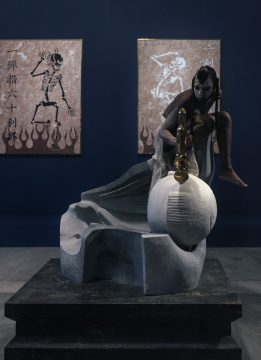 《刹那》 表演(现场演员:Ndoho) 时长:180 分钟 2018© 陈天灼和长征空间&nbsp; 摄影:雷坛坛© 林冠艺术基金会&nbsp;