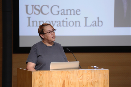 南加州大学游戏系主任Tracy Flullerton
南加州大学游戏系主任Tracy Flullerton