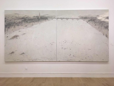 《故乡》198×400cm 水墨宣纸 2016
《故乡》198×400cm 水墨宣纸 2016