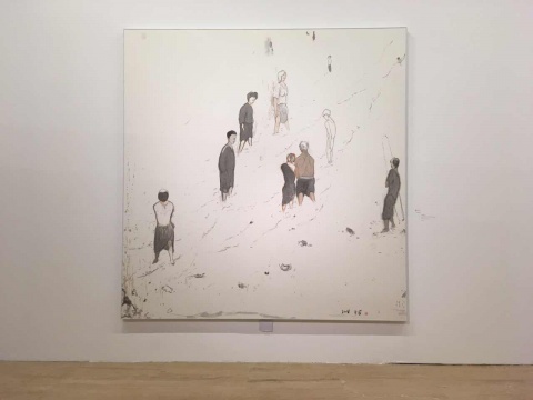 《潮汐》245×248cm 纸本水墨 2018 《潮汐》245×248cm 纸本水墨 2018