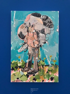李继开《包袱与兔子》 90×60cm 布面丙烯 2018
李继开《包袱与兔子》 90×60cm 布面丙烯 2018