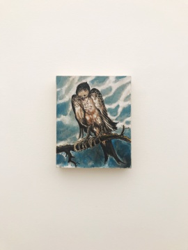 李继开《鸟》27×22cm 布面丙烯 2018
李继开《鸟》27×22cm 布面丙烯 2018