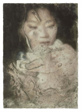 《潺缠》70 x 50 cm 纸本水彩 2018
《潺缠》70 x 50 cm 纸本水彩 2018