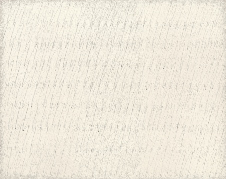 朴栖甫《描法 No.18-81》182x227cm 布面油画、铅笔 1981(图片由艺术家与Kukje画廊提供)
朴栖甫《描法 No.18-81》182x227cm 布面油画、铅笔 1981(图片由艺术家与Kukje画廊提供)