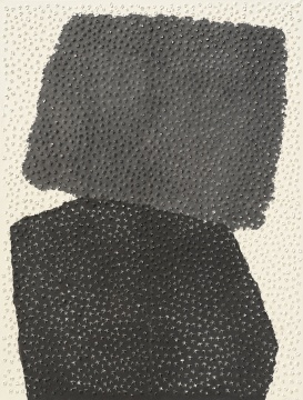 权宁禹《无题》 224x170cm 韩纸水粉、水墨 1987(图片由艺术家家族与Kukje画廊提供)
权宁禹《无题》 224x170cm 韩纸水粉、水墨 1987(图片由艺术家家族与Kukje画廊提供)