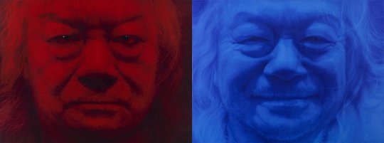 姜亨九《意义上的重叠——GW》 每幅 218 × 290 cm 布面油画 2015
