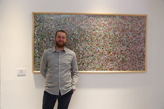 Jeffrey Stephen Miller《贴花拼贴1》 100 × 200cm  陶瓷贴花
