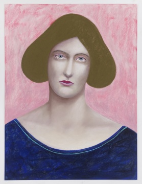 《肖像02》 80×60cm 色粉 2018

由艺术家、kaufmann repetto画廊（米兰/纽约）及The Modern Institute/Toby Webster Ltd（格拉斯哥）惠允
