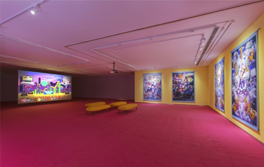 “蕾切尔·麦克莱恩”展览现场图，图片由金杜艺术中心提供
