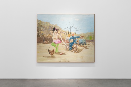 段建宇《艺术女神刚刚醒来No.3》181×217cm 布面油画 2011
段建宇《艺术女神刚刚醒来No.3》181×217cm 布面油画 2011