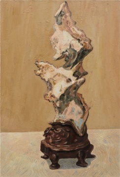 何杰 《历史塑造-假山石》 120x80cm 布面油彩 2018
何杰 《历史塑造-假山石》 120x80cm 布面油彩 2018