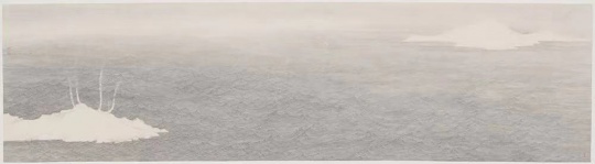 《倪瓒的安楚斋图》49x180cm 纸本水墨 2017
《倪瓒的安楚斋图》49x180cm 纸本水墨 2017