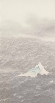 《水图·南宋》180x97cm 纸本水墨 2018
《水图·南宋》180x97cm 纸本水墨 2018