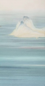 《江·山》180x97cm 纸本水墨 2017
《江·山》180x97cm 纸本水墨 2017