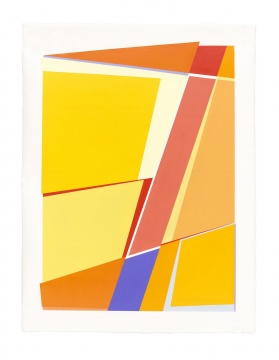 郭梦垚《巨型印刷品吃掉一切之一》纸本油画 56×76cm 2018
郭梦垚《巨型印刷品吃掉一切之一》纸本油画 56×76cm 2018