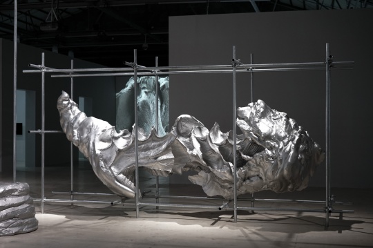 《云中花园——手迹#10》H210×500×180cm 光敏树脂3D打印 2015-2017
