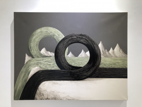 景达 《NO.1509 》布面油画 130x100cm 2015
景达 《NO.1509 》布面油画 130x100cm 2015