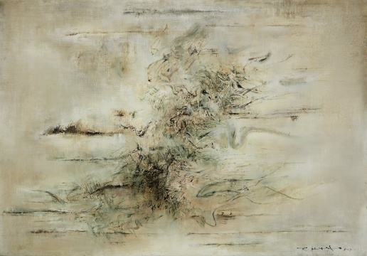 赵无极 《无题》 114.3×162.6cm 油彩画布 1958

估价：6000万-8000万港元
