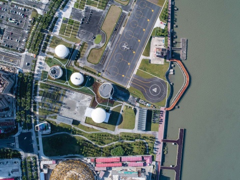 坐落于西岸文化走廊的油罐艺术中心，图片由油罐艺术中心提供
