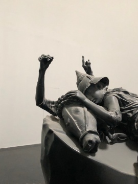 《消失系列》作品细节，拍摄：梁子涵
