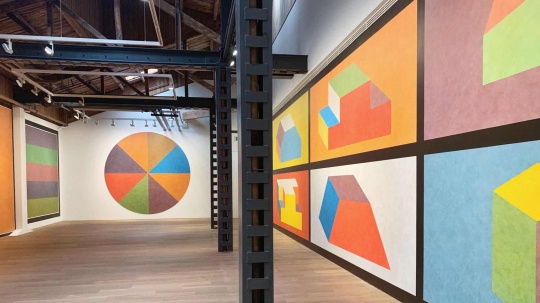 上海贝浩登画廊“索尔·勒维特:墙绘”展览现场
上海贝浩登画廊“索尔·勒维特:墙绘”展览现场
