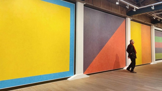 上海贝浩登画廊“索尔·勒维特:墙绘”展览现场
上海贝浩登画廊“索尔·勒维特:墙绘”展览现场