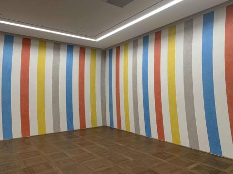 上海贝浩登画廊“索尔·勒维特:墙绘”展览现场
上海贝浩登画廊“索尔·勒维特:墙绘”展览现场