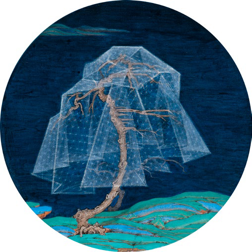 郝建涛 《托体同山No.22》 D.100cm 布面综合材料 2018
郝建涛 《托体同山No.22》 D.100cm 布面综合材料 2018
