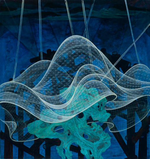 郝建涛 《托体同山No.23》 160×150cm 布面综合材料 2018
郝建涛 《托体同山No.23》 160×150cm 布面综合材料 2018