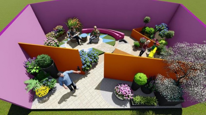 设计|《ECOG Container Garden》效果图
