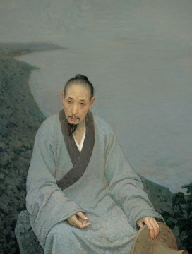 靳尚谊《八大山人》132×100cm 布面油彩 2006 中国美术馆藏
